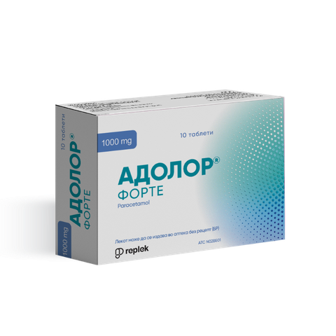 АДОЛОР форте тбл 10 x 1000 мг