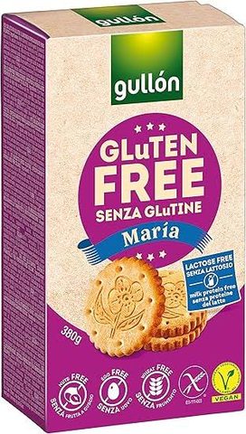 GULLON Gluten-Free Бисквити Мариа, без глутен со вкус на карамел, 380 г