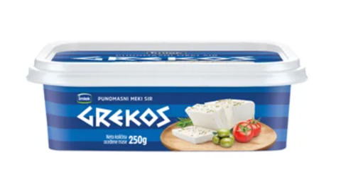 БИМИЛК ГРЕКОС ФЕТА СИРЕЊЕ 250 ГР