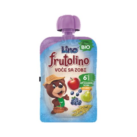 ЛИНО ФРУТОЛИНО ОВОШЈЕ СО ОВЕС ПАУЧ 100 ГР