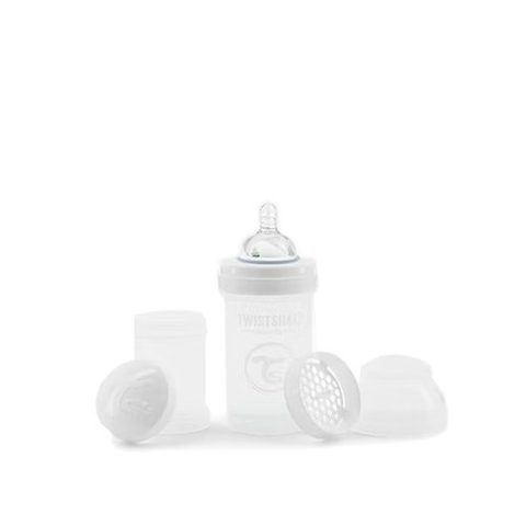Twistshake 78006 Антиколик шише Бело 180мл
