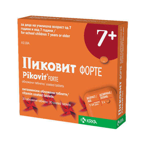 PIKOVIT 7+ forte филм обложени таблети x 30