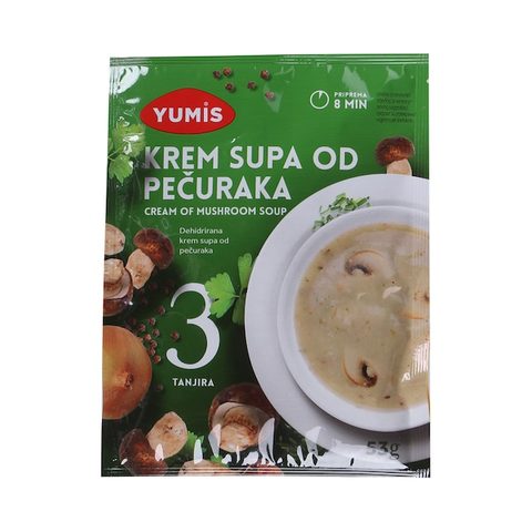 ЈУМИС КРЕМ СУПА ОД ПЕЧУРКИ 53 ГР