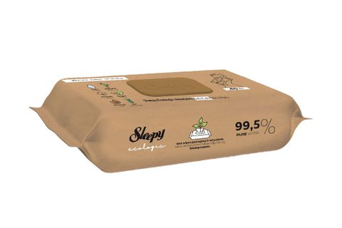 SLEEPY Ecologic Newborn Влажни марамчиња, 40 марамчиња