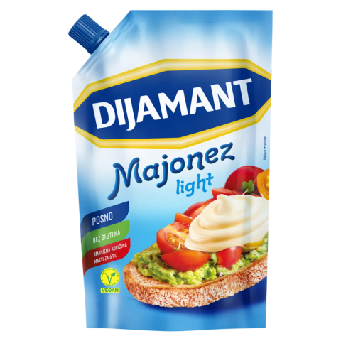 МАЈОНЕЗ ДИЈАМАНТ 285МЛ ЛАЈТ