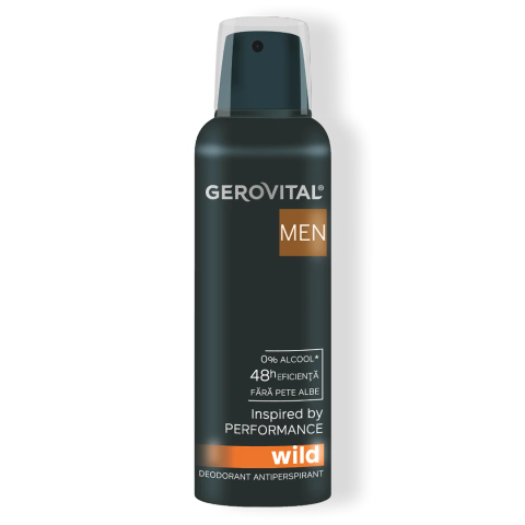GEROVITAL MEN Wild Антиперспирант дезодоранс за мажи, 150 мл