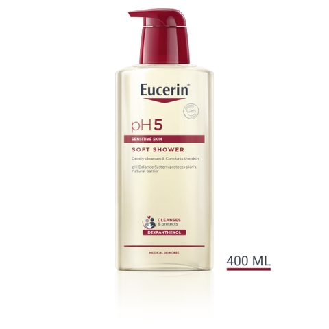 EUCERIN pH5 Нежен гел за туширање, 400 мл