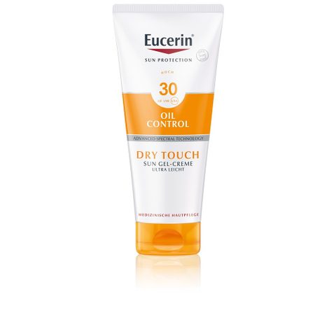 EUCERIN SUN Oil Control Dry Touch Гел-крем за тело за заштита од сонце, со СПФ 30, 200 мл