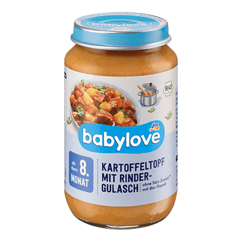 БЕБИЛОВЕ КАШИЧКА КОМПИР И ГОВЕДСКИ ГУЛАШ 220 Г