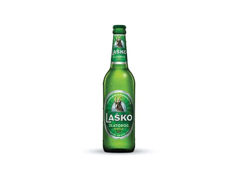 ЛАШКО ЗЛАТОРОГ ПИВО 0.5 Л СТАКЛО ПОВРАТНА 500