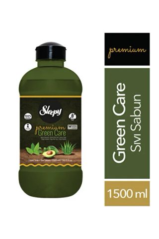 SLEEPY Premium Green Care Течен сапун за раце, 1500 мл