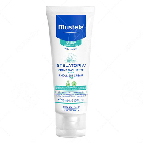 Mustela Stelatopia Емолиентен крем за лице 40мл