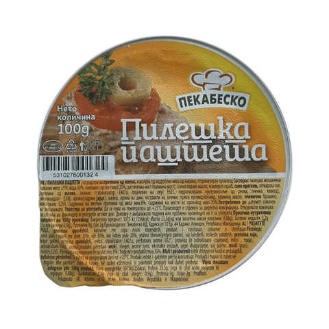 ПЕКАБЕСКО ПИЛЕШКА ПАШТЕТА 100 ГР