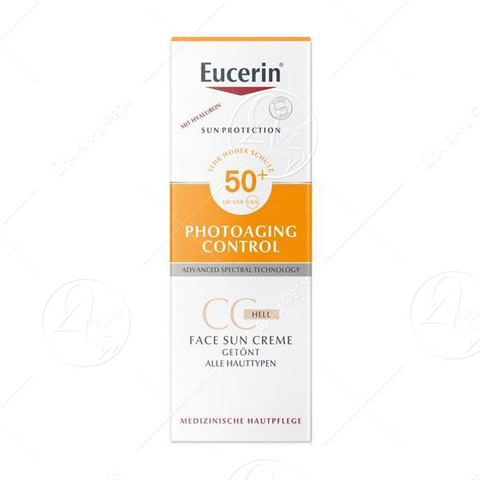 Eucerin Photoaging Control Нијансиран крем за заштита од сонце со SPF50+ Светла нијанса 50мл