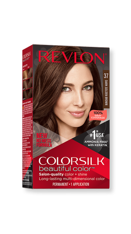 REVLON Dark Golden Brown Фарба за коса без амонијак, број 37