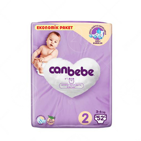 Canbebe 2 Бебешки пелени 3-6кг 52/1