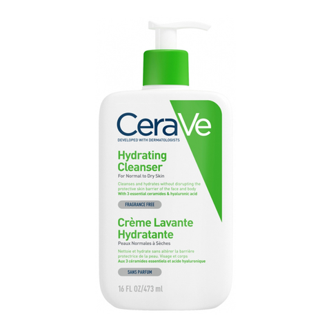 CERAVE Хидратантна емулзија за чистење на лице и тело, 473 мл