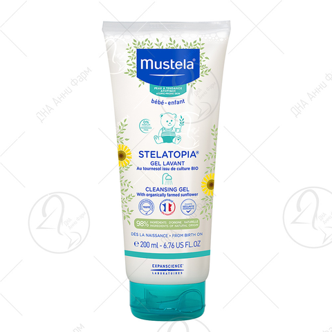 Mustela Stelatopia Гел за капење 200мл