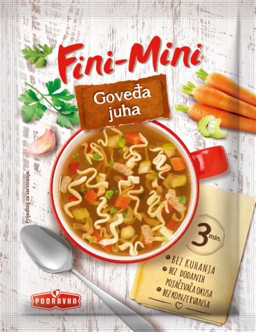 ФИНИ-МИНИ ГОВЕДСКА СУПА 18ГР