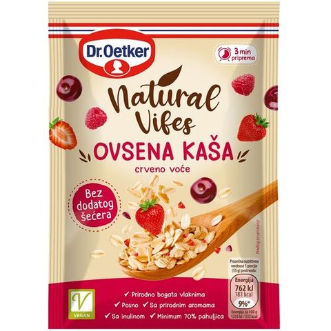 КАША ДР. ЕТКЕР ОВЕСНА ЦРВЕНО ОВОШЈЕ 55 ГР