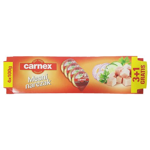 МЕСЕН НАРЕЗОК КАРНЕКС 100гр МУЛТИПАК 3+1