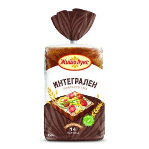 ЖИТО ЛУКС – ТОСТ ЛЕБ ПЧЕНИЧЕН ИНТЕГРАЛЕН 350 Г