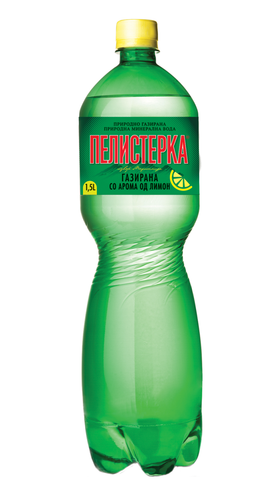 ВОДА ПЕЛИСТЕРКА ГАЗИРАНА ЛИМОН 1.5 Л