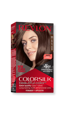 REVLON Dark Soft Brown Фарба за коса без амонијак, број 33