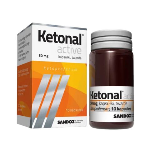 Ketonal Active 50mg 10 капсули