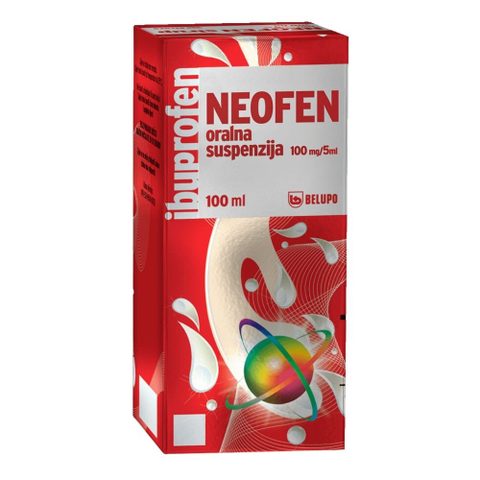 Belupo Neofen Ибупрофен орална суспензија 100мг/5мл 100мл