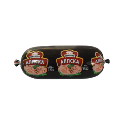СВИНСКА АЛПСКА САЛАМА 750 ГР ПЕКАБЕСКО