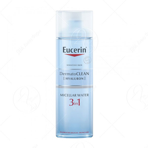 EUCERIN DermatoCLEAN (HYALURON) Мицеларна вода 3 во 1, 200 мл