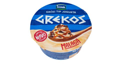 ЈОГУРТ ГРЧКИ ГРЕКОС 150 ГР МАЛАГА