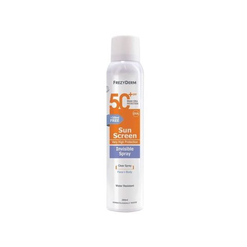 FREZYDERM Sun Screen Безбоен спреј за заштита од сонце со СПФ 50+, 200 мл