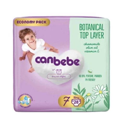 CANBEBE бр.7 пелени 15+kg, 28 пелени

