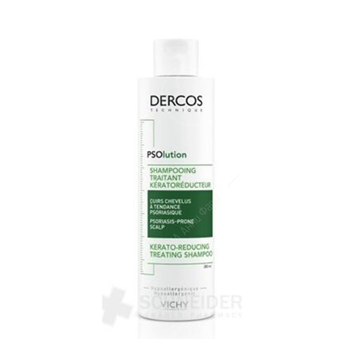 Vichy Dercos Psolution Kerato Reducing Шампон 200мл