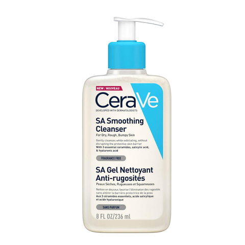 CERAVE SA Гел за чистење на сува и груба кожа, 236 мл