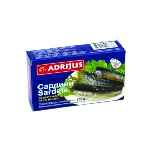 САРДИНА ВО РАСТИТЕЛНО МАСЛО АДРИЈУС