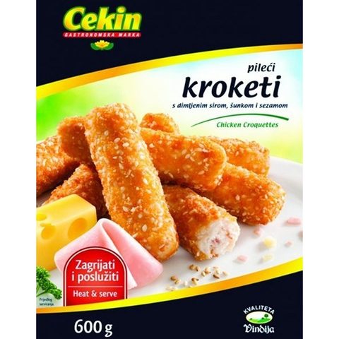 ЦЕКИН ПИЛЕШКИ КРОКЕТИ СО ДИМ СИРЕЊЕ-ШУНКА/СУСАМ 60