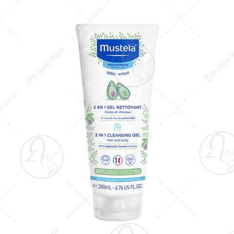 Mustela 2 Во 1 Шампон за капење 200мл
