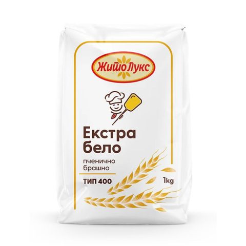 ЖИТО ЛУКС БРАШНО ЕКСТРА БЕЛО 1 КГ