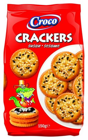 КРОКО КРЕКЕРИ СУСАМ И АФИОН 100 ГР
