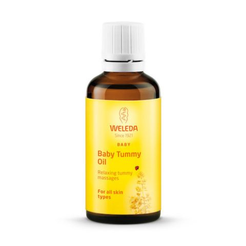 WELEDA Baby Масло за масажа на детското стомаче, 50 мл