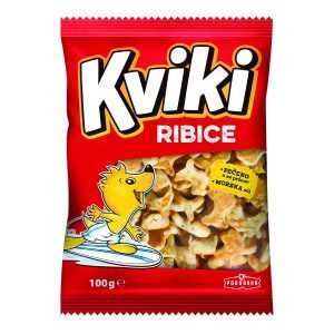 КРЕКЕРИ РИБИЦИ КВИКИ 100Г ПОДРАВКА