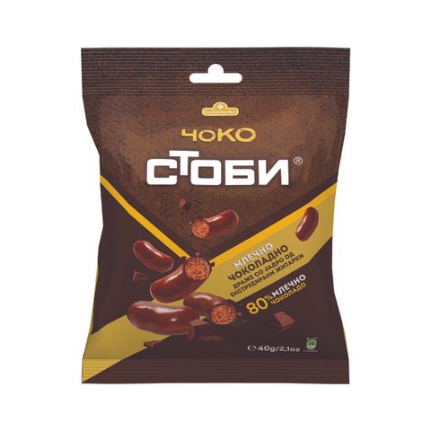 ФЛИПС ВИТАМИНКА ЧОКО СТОБИ МЛЕЧНО ЧОКОЛАДО 40 ГР