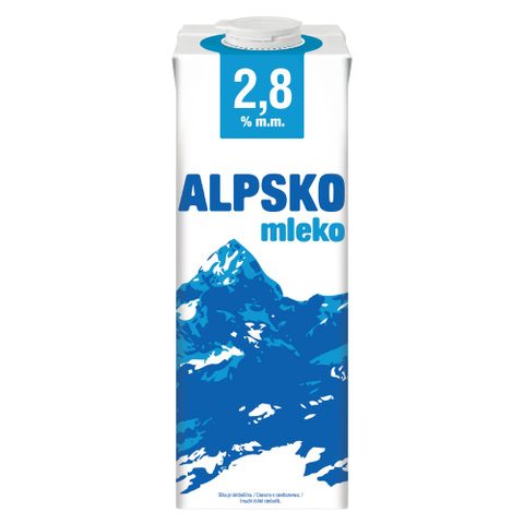 АЛПСКО МЛЕКО 2.8%мм 1л