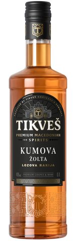 ТИКВЕШ  Кумова РАКИЈА ЖОЛТА 40%, 1л

