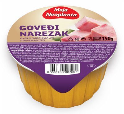 НЕОПЛАНТА ГОВЕДСКИ НАРЕЗОК 150Г