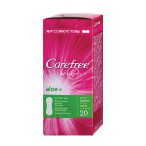 Carefree Cotton Aloe Секојдневни влошки Алое 20/1