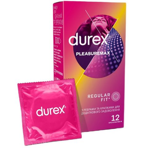 DUREX Pleasuremax Презервативи, 12 парчиња